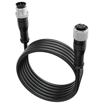كابل تمديد NMEA 2000N2K بطول 2 متر وكابل إسقاط متوافق مع كابل Lowrance Simrad B&G Navico Network ذو 5 دبابيس M12 من الدرجة البحرية. 6.56 قدم
