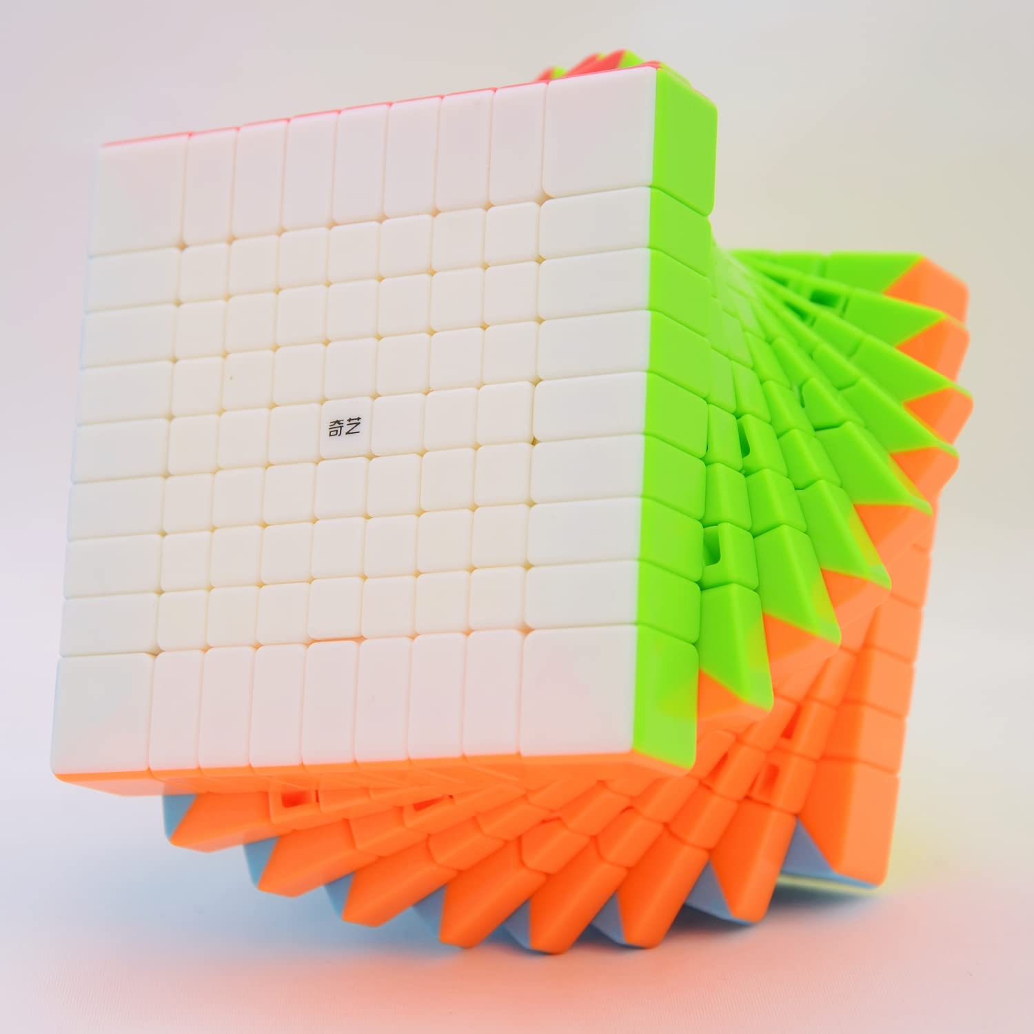 Bukefuno QY 9 x 9 Speed Cubo de Rubik Puzzle Magic Cube sin pegatinas 2021 QY 9 x 9 x 9 dados 75 mm