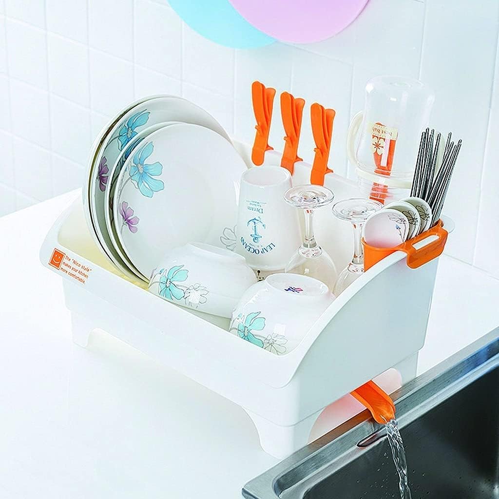 Dish Drying Rack Household Dish Drying Rack, Kitchen Countertop Utensil Organizer Storage, Kitchen Storage Rack, Dish Drying Storage Rack Dish Racks for Kitchen Counter