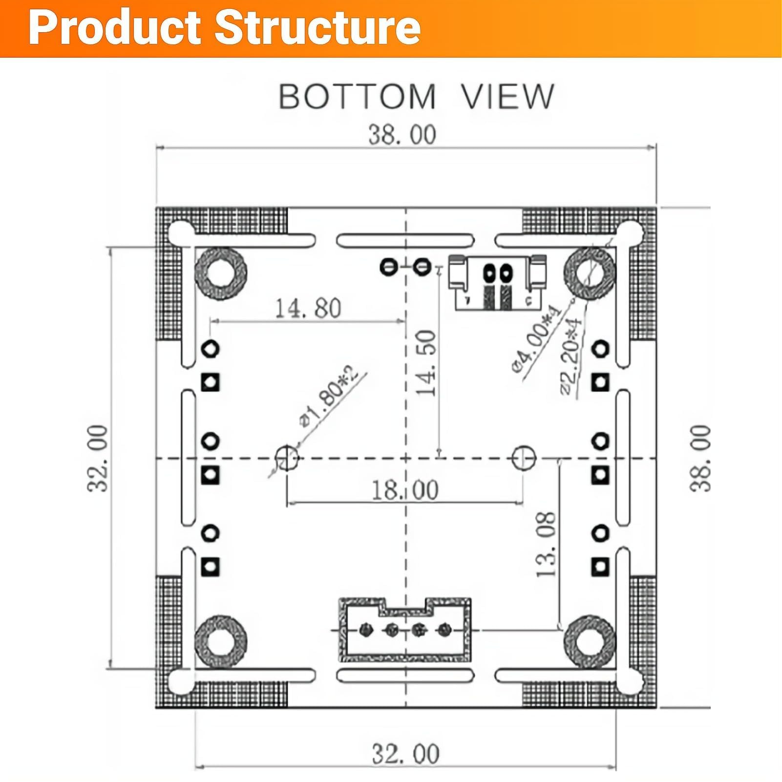 Module de Caméra intégré 1MP 1280x720 OV9732 pour Systèmes de Surveillance de sécurité