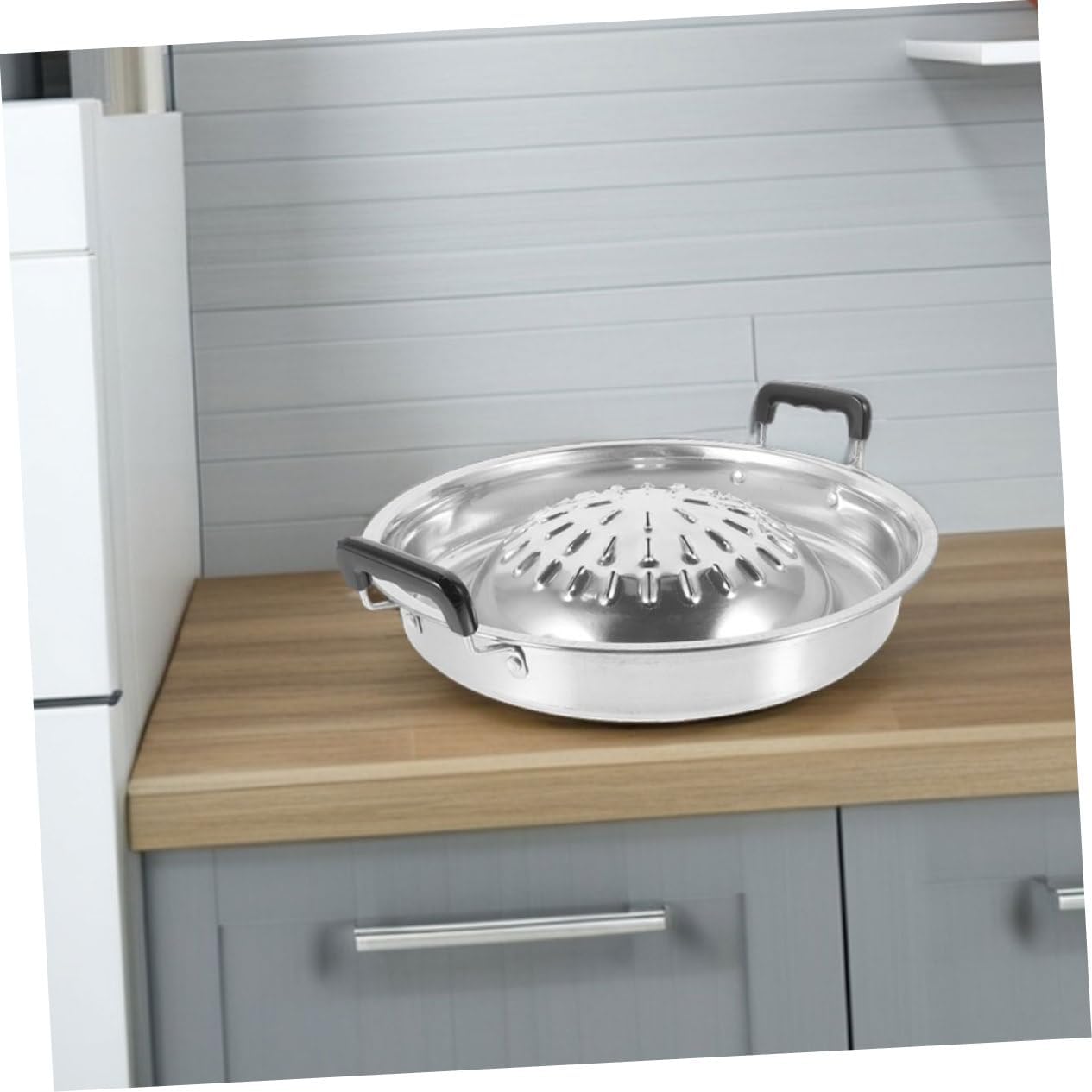 2pcs Non-stick Bbq Grill Pan Grilled Pan for Outdoor Grill Camping Tray Bbq Liner for Accessories Aluminum Material Easy Cleaning