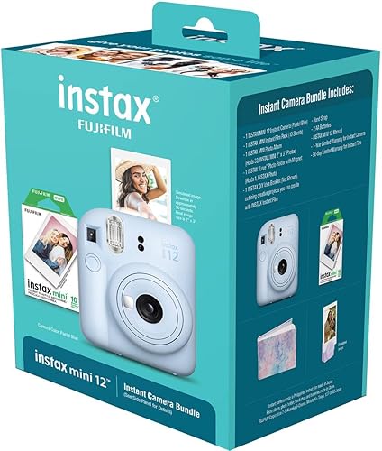 Miniatura 3 de Fujifilm Instax Mini 12 Blue Holiday Bundle 2023