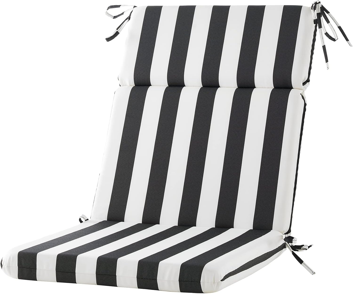 BLISSWALK Outdoor Chair Cushion Bottom and Back，one Piece