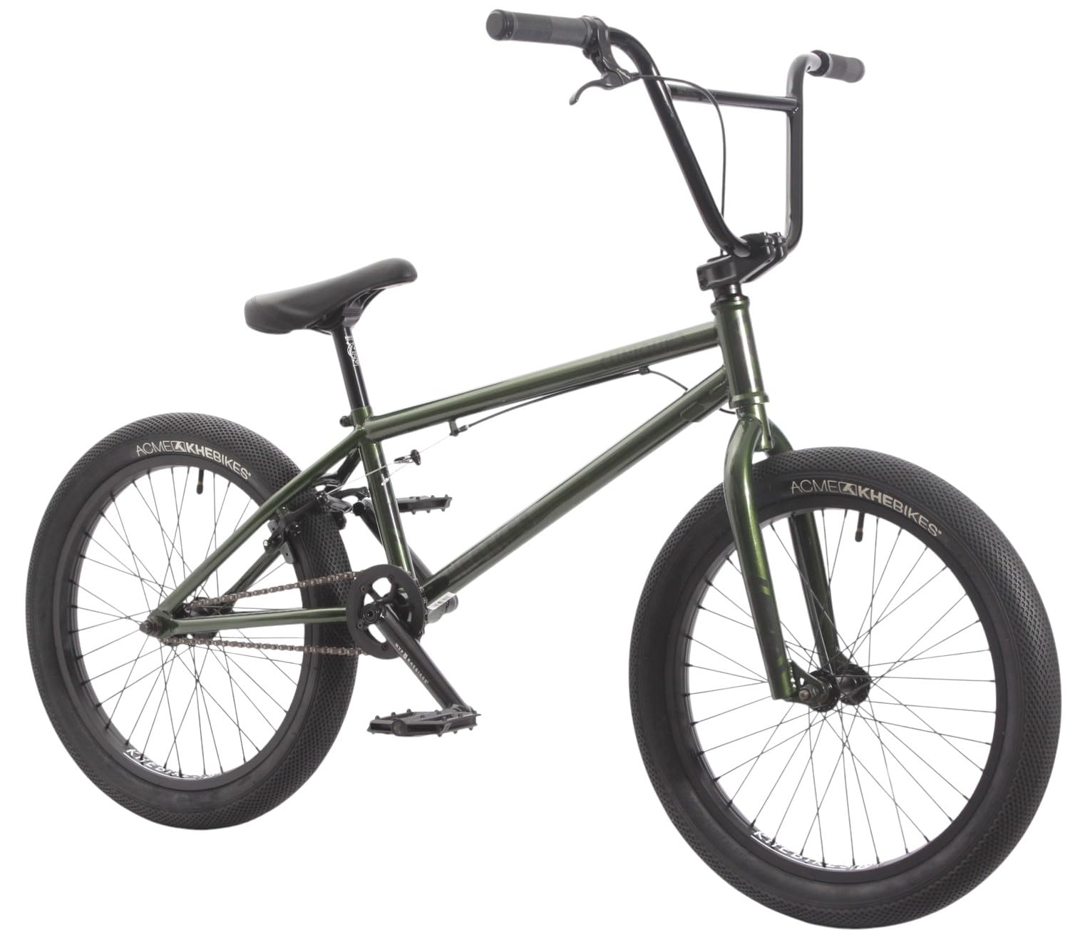 KHE Unique PRO 20 pollici BMX 10,2 kg - 100% CrMo Telaio Butted - 48 Spline Cava - MID BB - Cerchi a doppia camera - Grindguard - Street BMX Pro