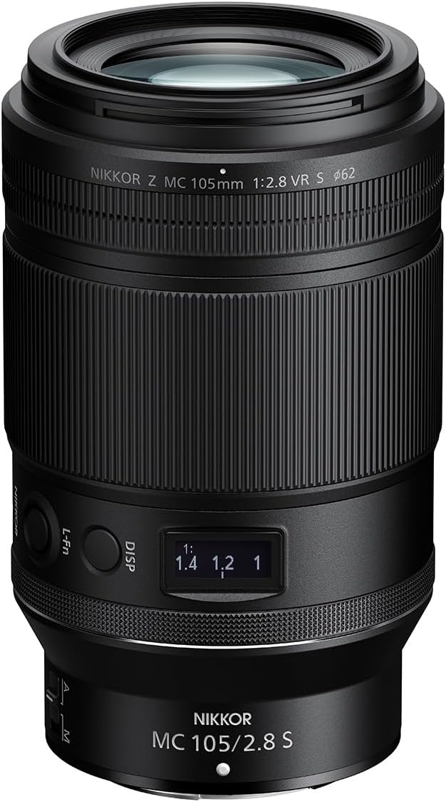 Nikon NIKKOR Z MC 105mm f/2.8 VR S Macro Lens for Nikon Z-Mount Full-Frame Cameras with Filter Kit, Soft Case, LensPen Cleaner, Cleaning Kit, Universal Lens Cap Tether, Nikon 1 Year Limited Warranty