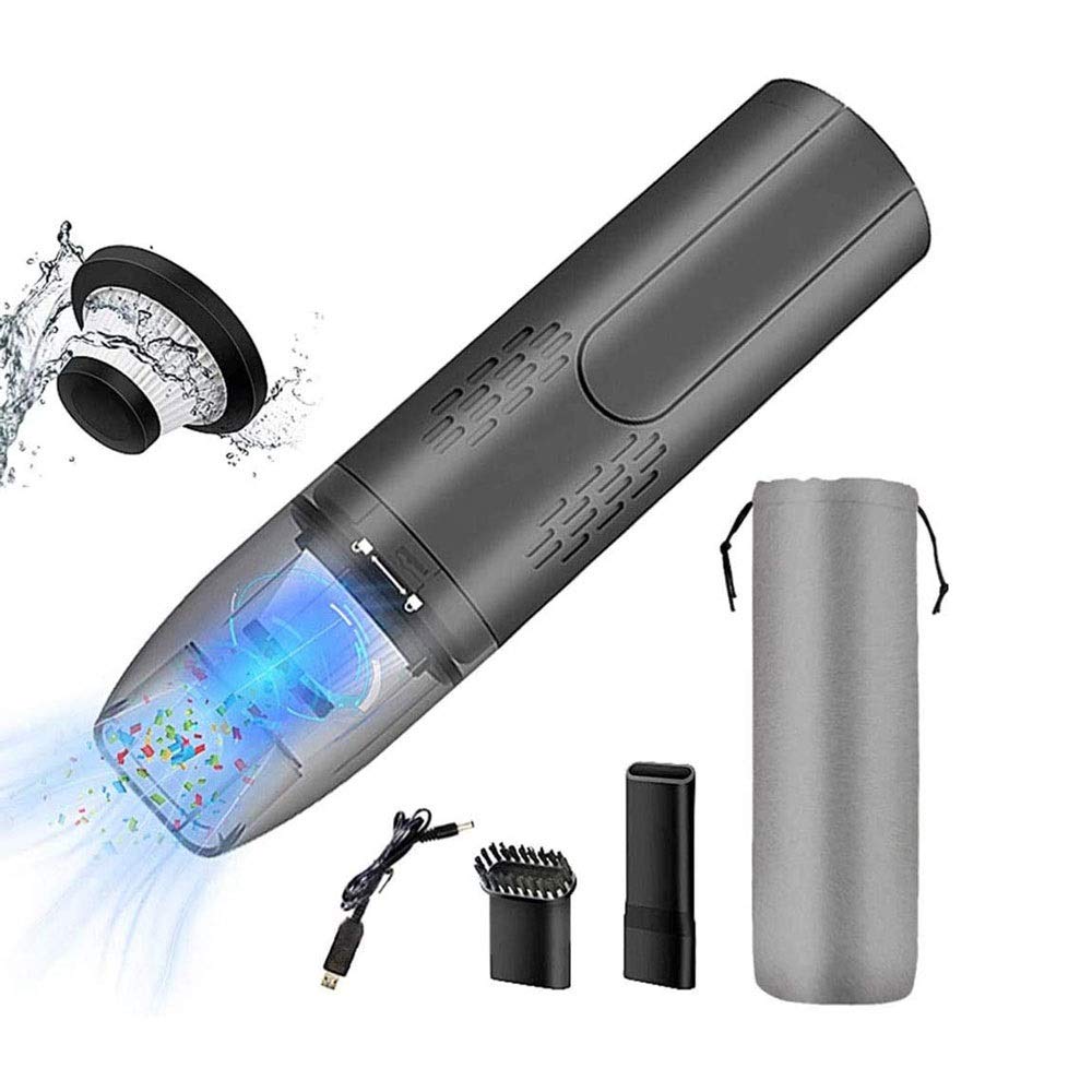 Aspirapolvere Portatile Aspirapolvere Portatile Vuoto Cordless, aspirapolvere per mobili bagnati e asciutti, Polvere, tappeti, Pavimenti, Veicoli