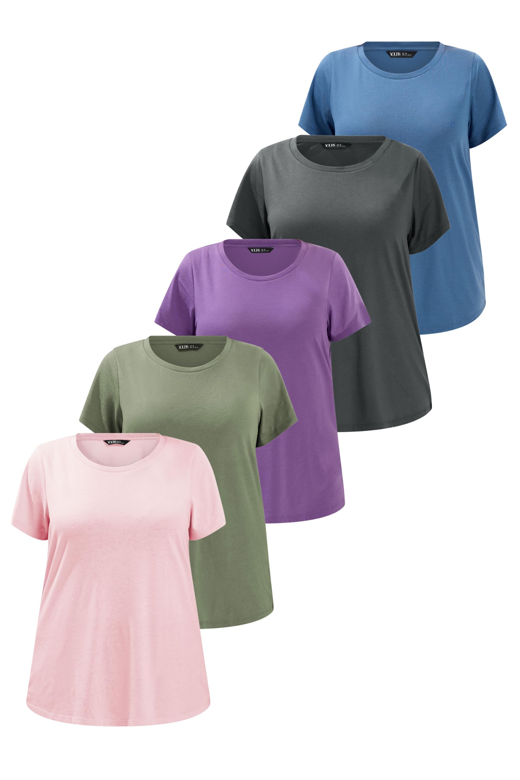 Yours - Women's - T-Shirt - 5 Pack - Size 30-32