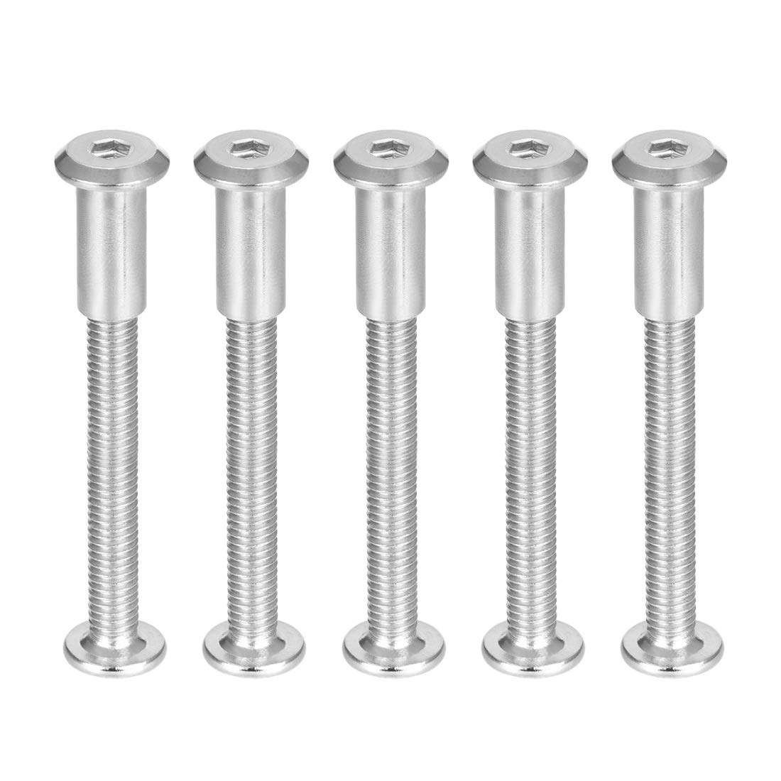 sourcing map Screw Post Fit for 5/16"(8mm) Hole Dia, Male M6x55mm Belt