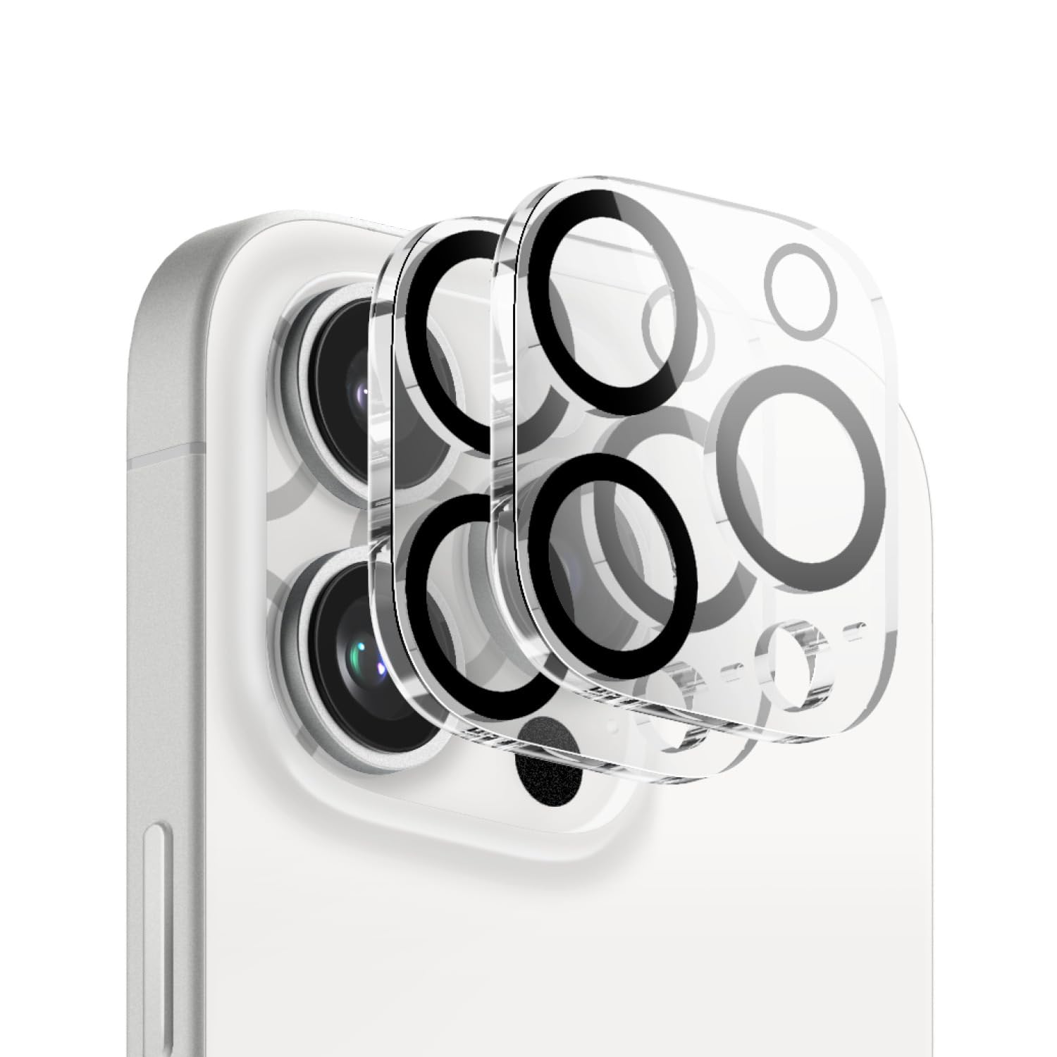 Elago [Lot De 2] Verre Trempé + Protecteur D'objectif D'appareil Photo Compatible Avec IPhone 16 Pro/16 Pro Max - 9H Dureté De Surface, Anti-Empreintes Digitales, Incassable, Protection Anti-Rayures