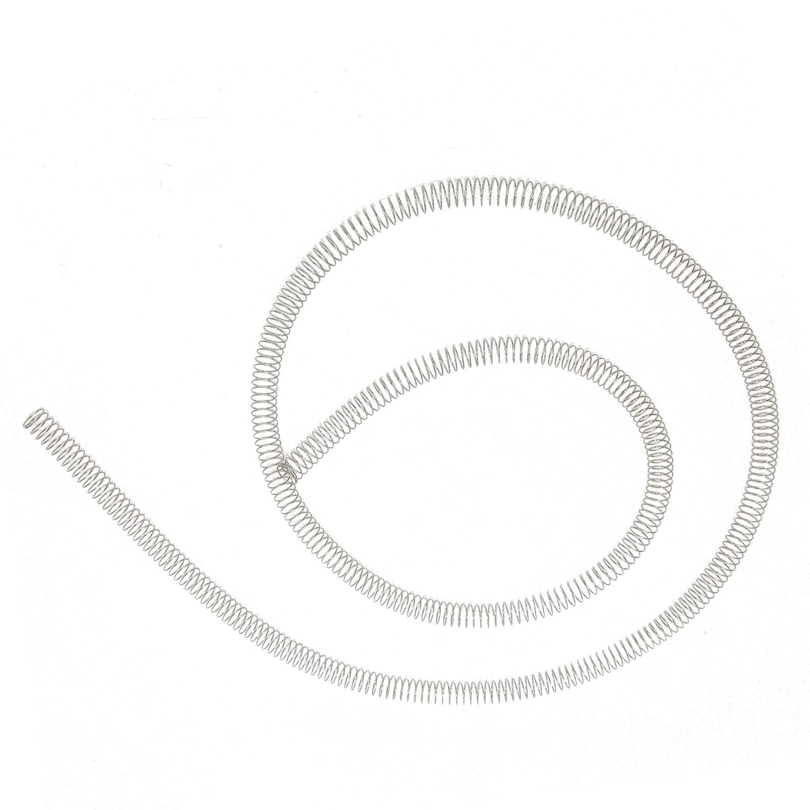 Beufee Spring Coil, Water Cooling Pipe Spring 100cm Length 7.5mm Outer Diameter Anti Folding Spring Stainless Steel Silver Extended Compressed Springs for Inner Diameter 8mm?9mm Pipe