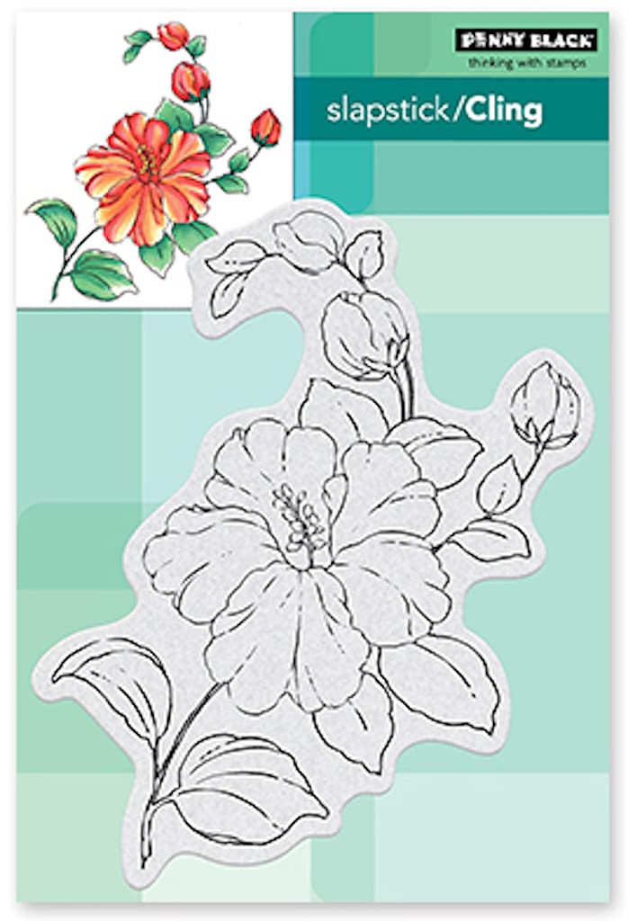 Penny Black Black Penny Cling Stamps-Florescence -Pb40779