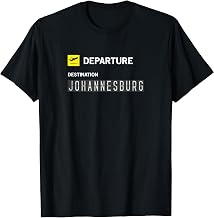 Johannesburg Airport Departure Scoreboard T-Shirt