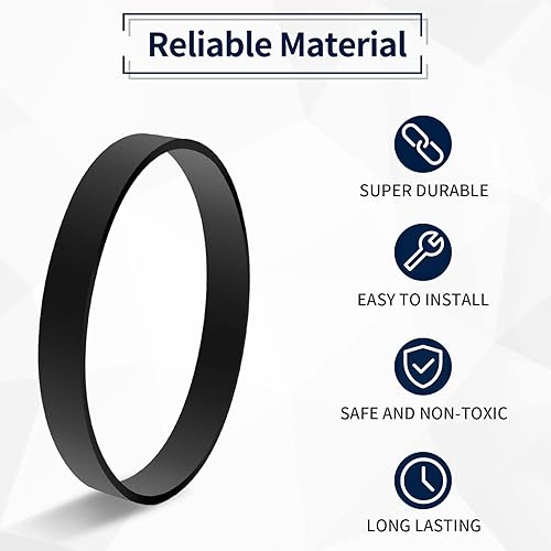 Miniatura 5 de KEEPOW 1604895 Correas de repuesto para aspiradora compatibles con Bissell 3508, 2112, 21129, 2690, 1520, 23T7, 23T7V, 3130, para aspiradoras Easy