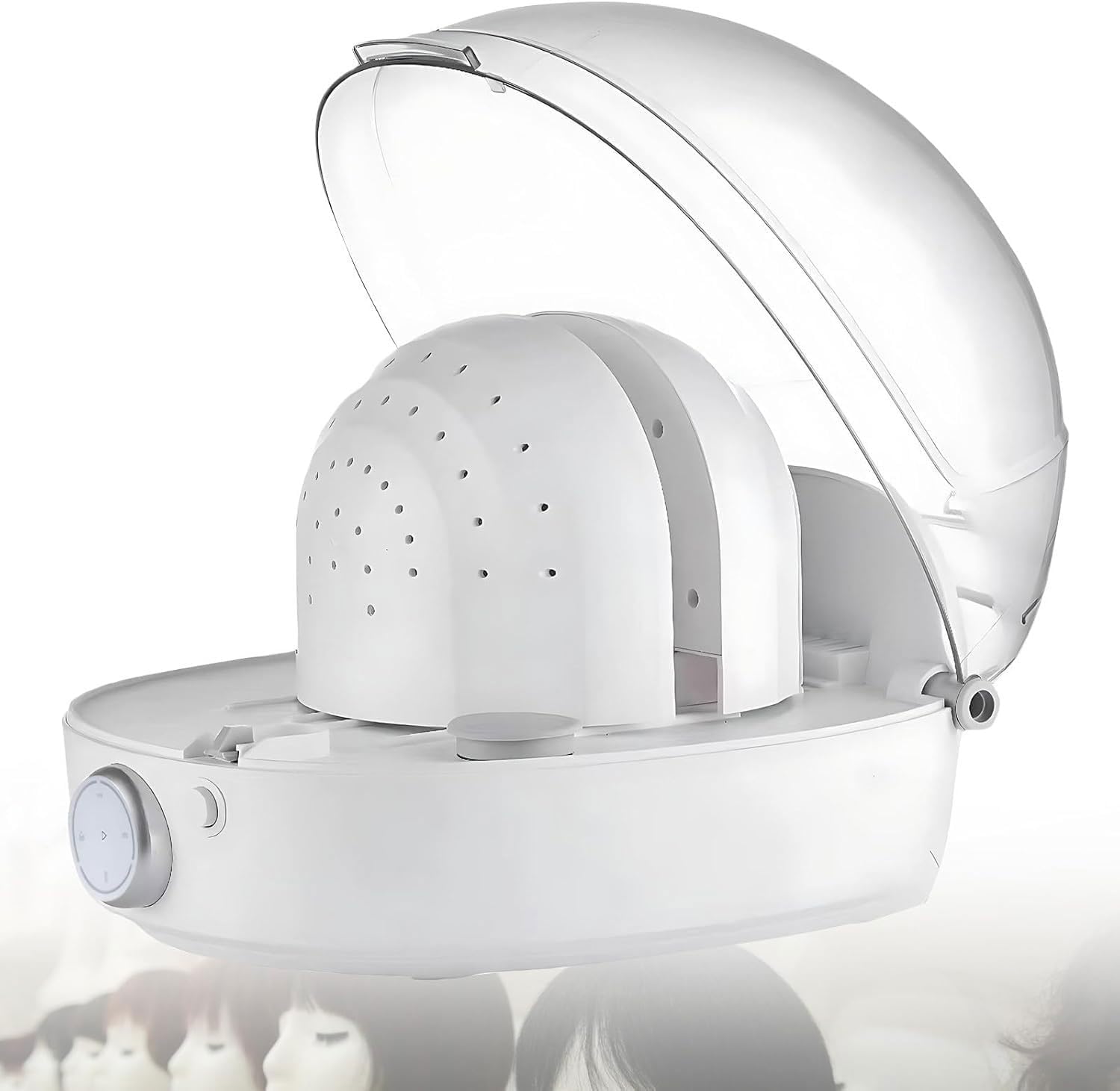 Pulitrice e Modellatrice Cappelli Automatica 3-in-1 a Vapore - Macchina per Cura, Stiraggio e Asciugatura Rapida per Cappellini Baseball, Bucket Hat, Fedora - Sanificazione e Deodorizzazione