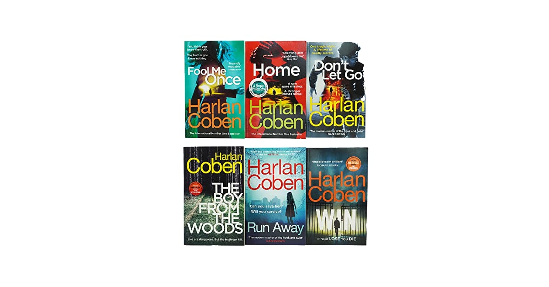 洋書 Fool Me Once: from the #1 bestselling creator of the hit Netflix series The Stranger Harlan Coben The Stranger Series 6 Books Collection Set