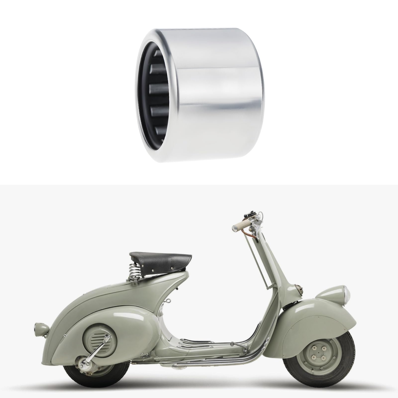 EMSea 2x Cuscinetto A Rulli Ad Aghi 17x25x18mm OEM: 289952 Compatibile Con Aprilia Mojito 50 Custom 2T AC ZD4TF 2004