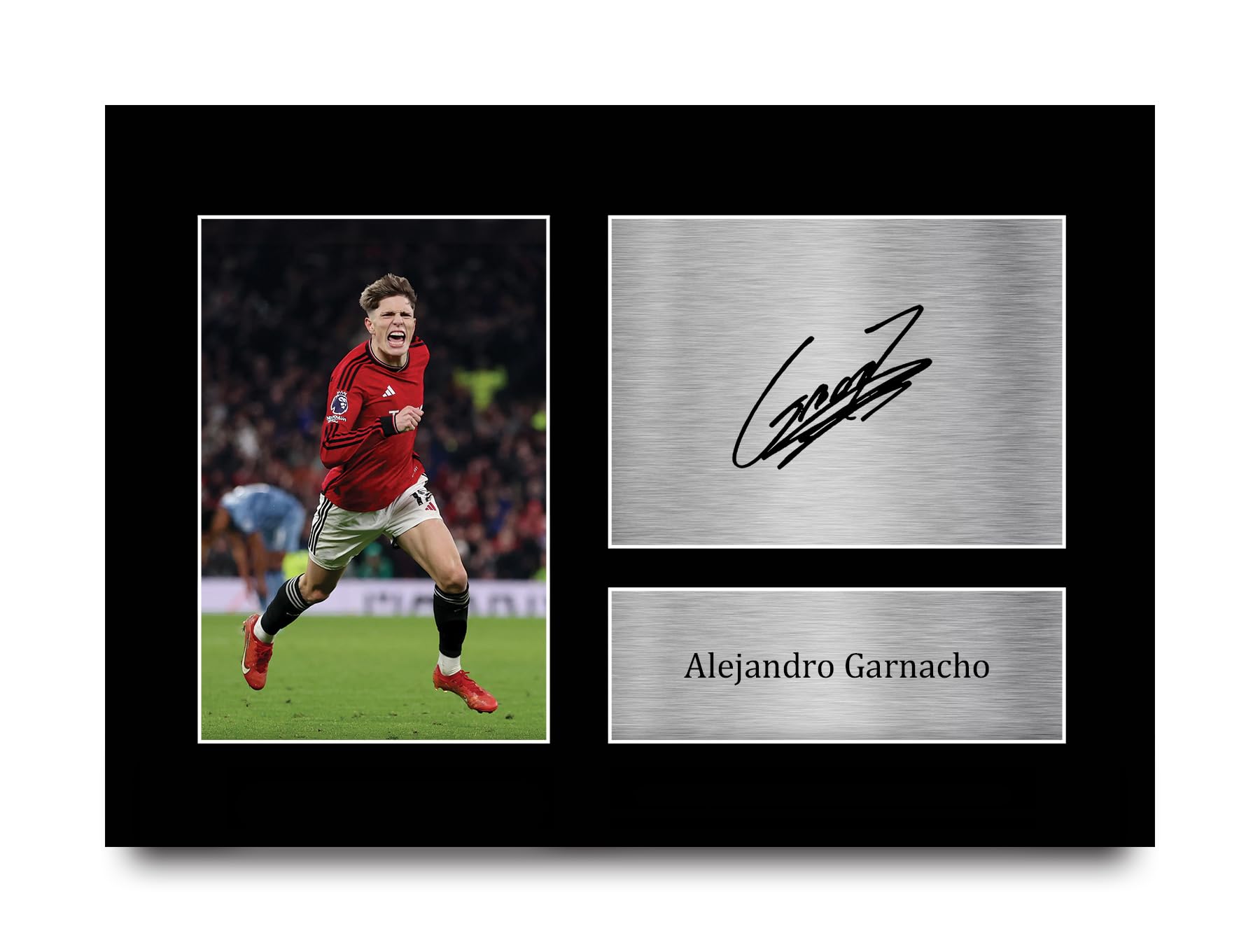 HWC Trading A4 Alejandro Garnacho Gifts Printed Signed Autograph