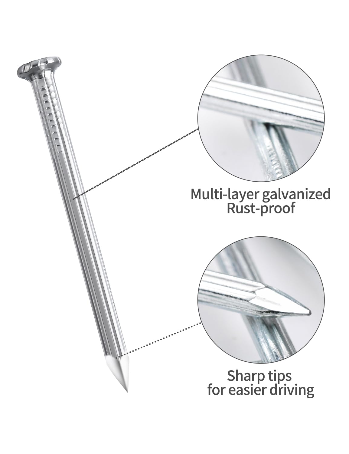 Masonry Nails - Hang Artwork & Crafts Securely -7