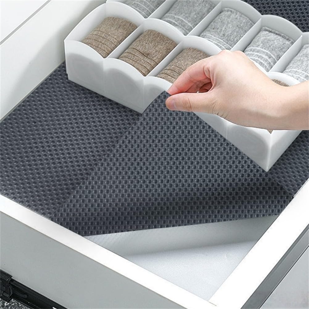 Kühlschrankmatte 45x130cm Wasserdicht Abwaschbar(Gray)