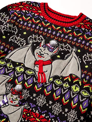Blizzard Bay Men's Ugly Christmas Sweater Bats4