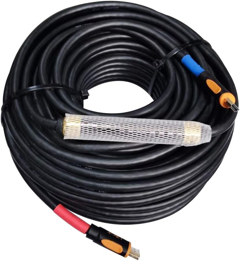 Lowest Price 4K HDMI 2.0 Cable 125FT LZCT Unidirectional High-Speed HDMI Cord V2.0 with Built-in Signal Booster Support 3D UHD 2160P HDR 1080P with Ethernet and ARC(Length from 3' to 125') Dual Color Mould