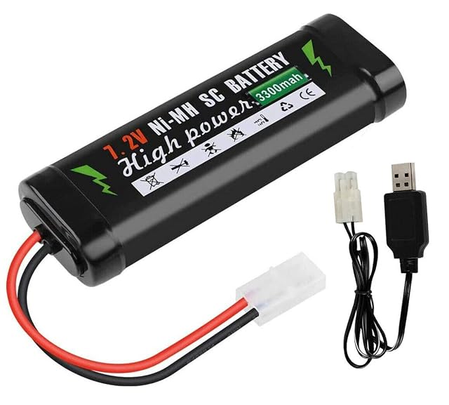 Yangers KET-2P de 7,2 V y 3300mAh con Enchufe