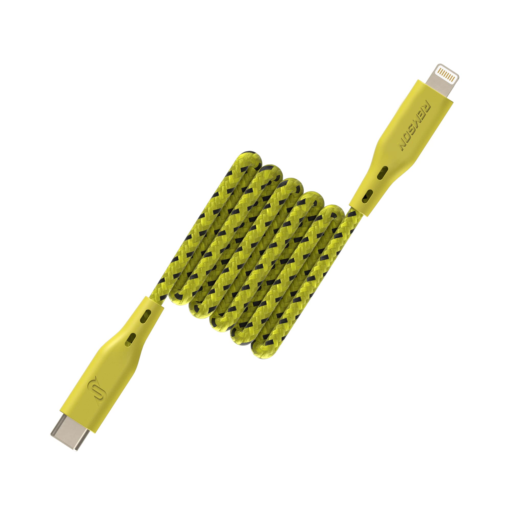 REMSON 【Apple MFi Certified】 Rapid-Link Nylon Braided Cable USB-C to Lightning Cable PD Fast Charge & Data Sync Compatible with iPhone 13 Pro/13 Pro Max/ 12/12 Pro Max/SE/XS Max iPad and iPod