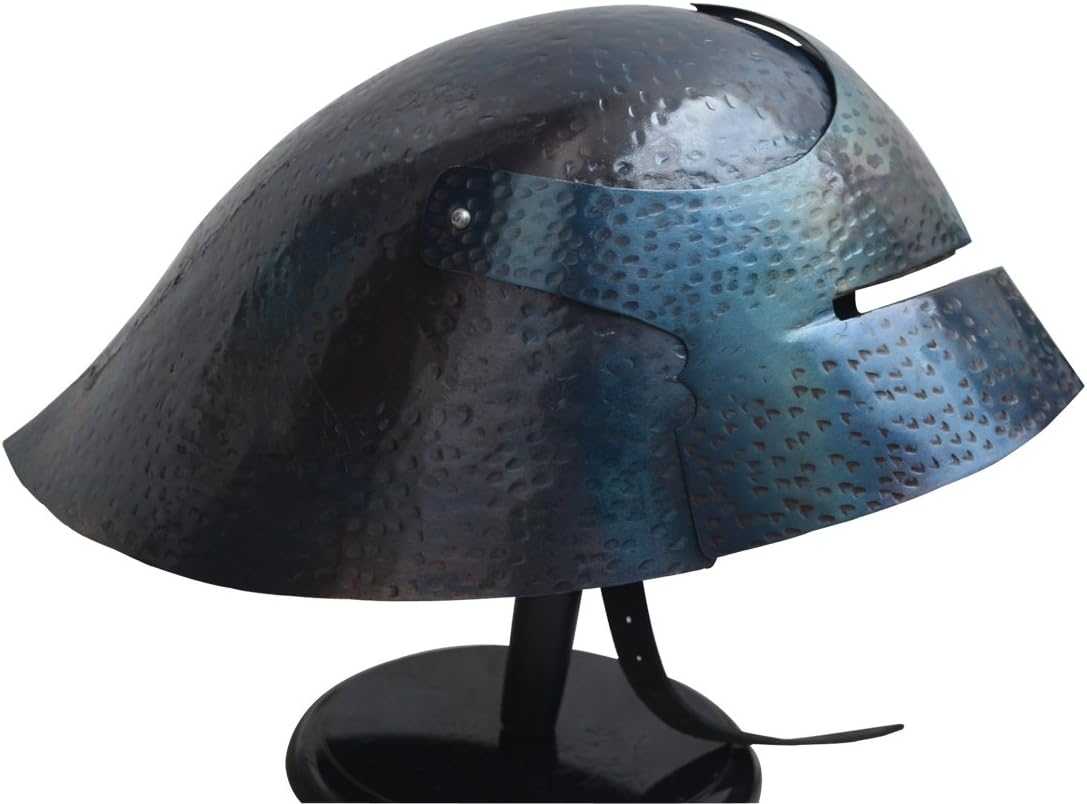 German Black Sallet Helmet Circa 1490 ABS