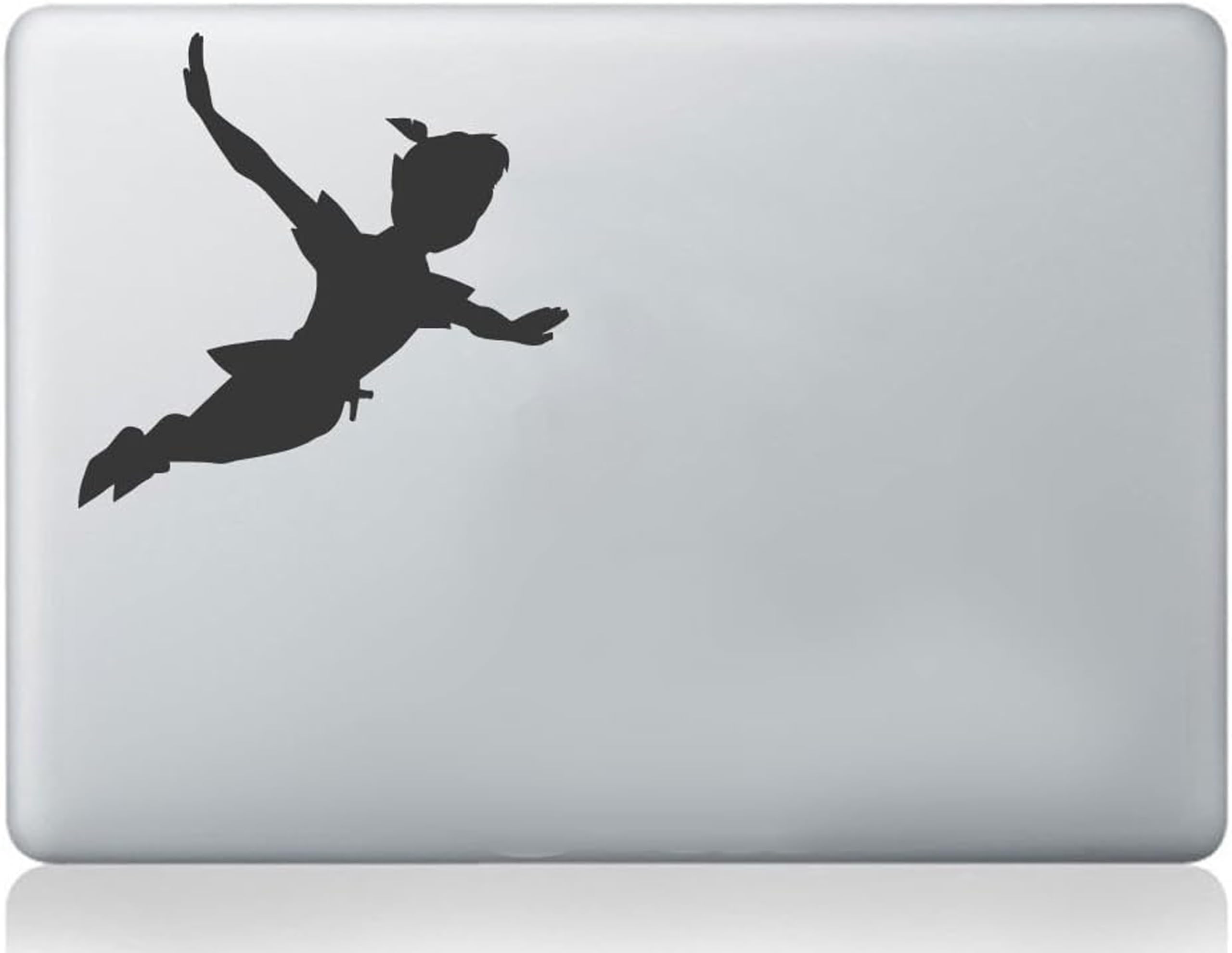 Wall4stickers Black Peter Pan Shadow Decal Vinyl Sticker Mural Christmas Kids Children Art Compatible With Apple Macbook