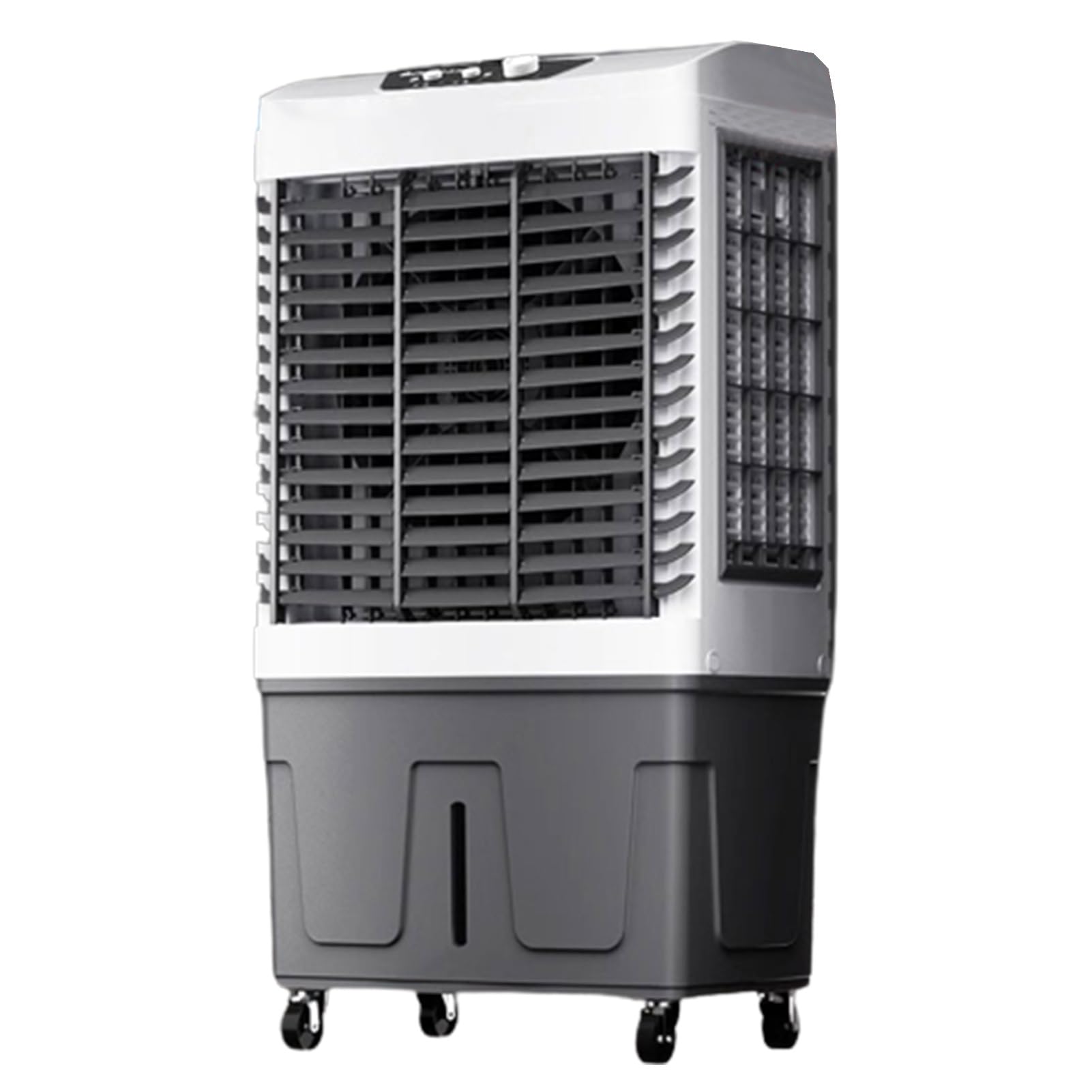GTHTUHFD Evaporative Air Cooler Fan, Mobile Ac With 3 Wind Speeds & Oscillation, 24H Timer, 30-100L Capacity For Home Office School, With Casters,B-Mechanicalcontrol