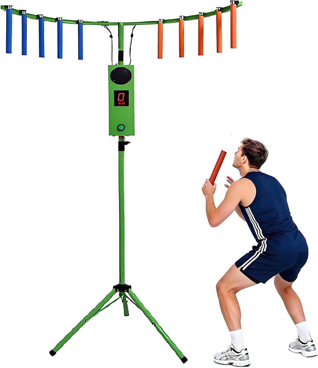 XUXIAO Hand Eye Coordination Training Catching Stick Game Green