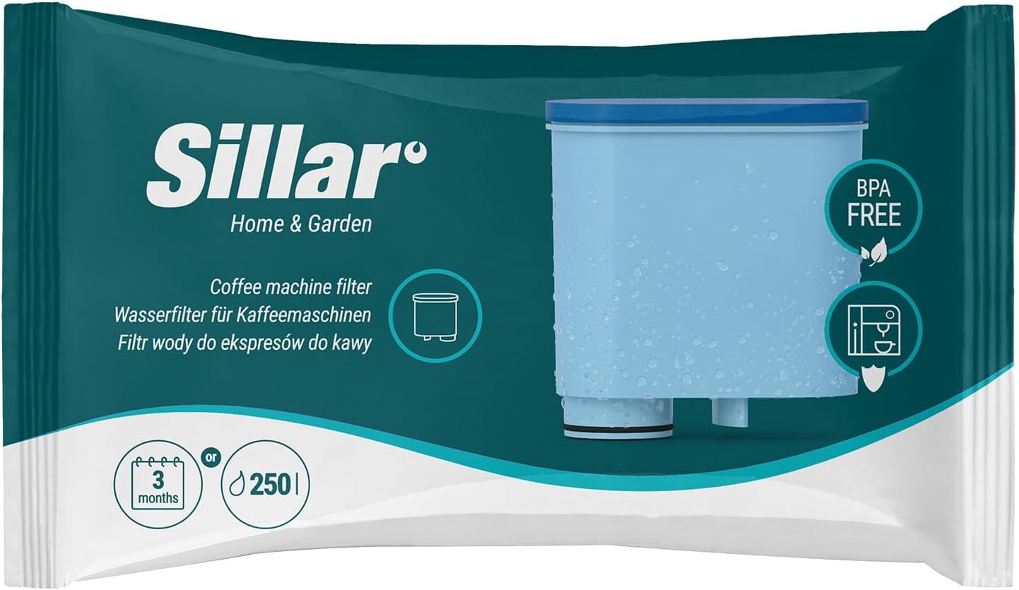 Sillar Kit Entretien Machines à Café Philips Saeco Détartrant 250 ml Dégraissant CA6704/10 Graisse HD5061 2 Filtres CA6903 Brosse