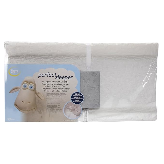 Serta Perfect Sleeper Change Pad and Plush Cover Set