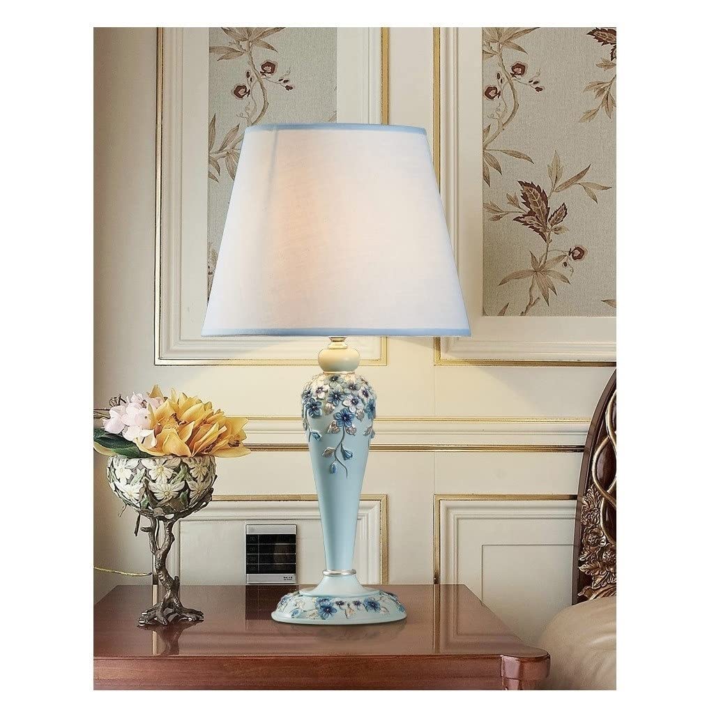 Lampa stołowa Nowoczesna minimalistyczna ceramiczna lampka nocna LED lampa stołowa przełącznik zdalnego sterowania salon sypialnia lampa stołowa niebieska Lampa stołowa LED(C)