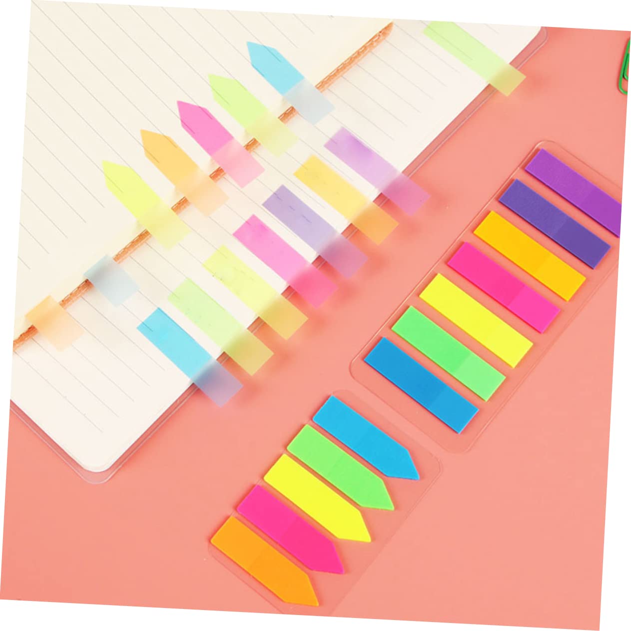 Sewroro 36sätze Bunte Sticky Tabs Für Bücher Wasserdichte Index Und Annotierungsmarker Für Schule Und Büro Markieren Und Organisieren Von Notizen Und Dokumenten