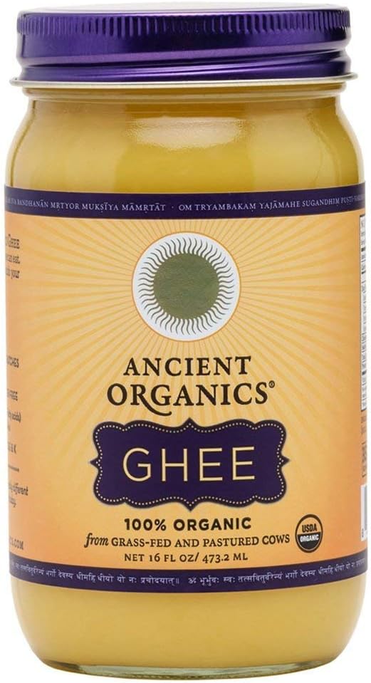 Ancient Organics 100 Organic Ghee from Grassfed Cows, 473.2 ml (Pack