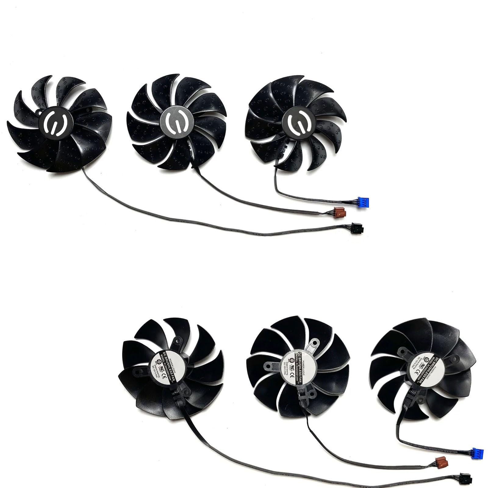 Ventilateur de refroidissement de remplacement pour carte graphique EVGA GeForce RTX 3070 3080 TI 3090 FTW3 87 mm PLD09220S12H