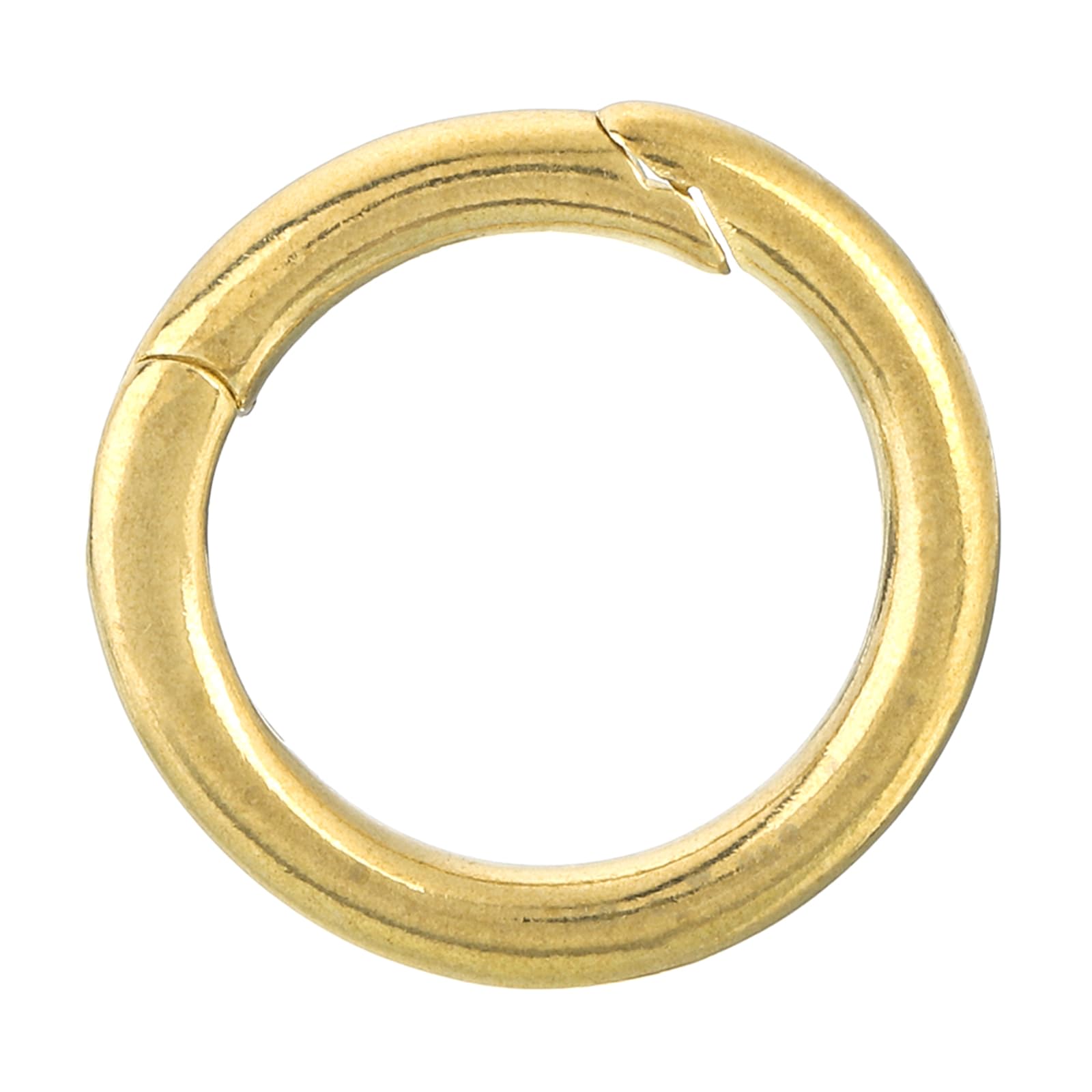 Mousqueton rond à ressort 22mm pour accessoire de bricolage et porte-clés