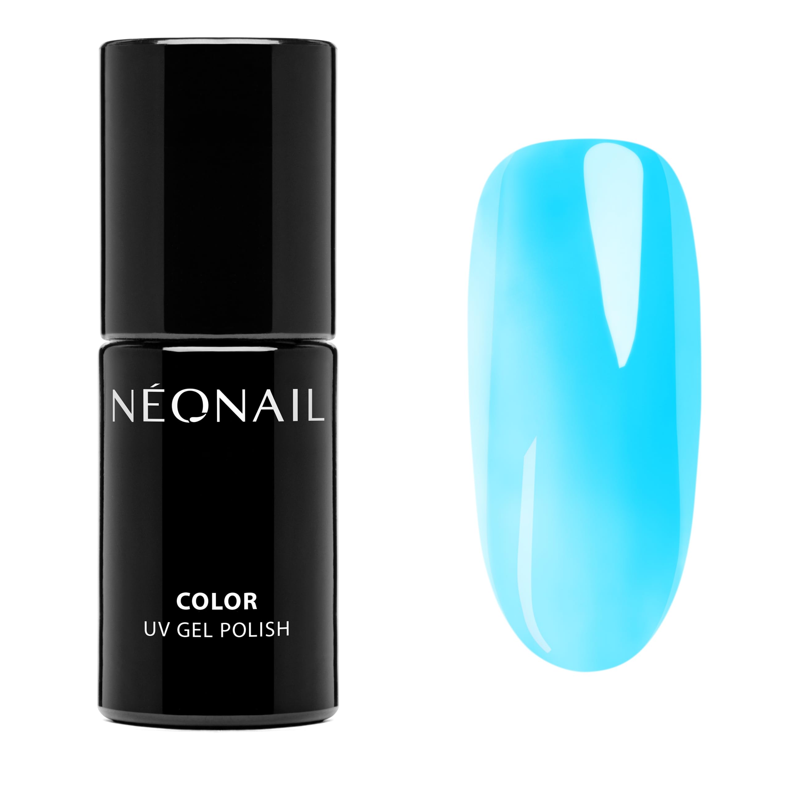 NÉONAIL Gel Nail Polish UV - Blue - Ocean Glaze - Long Lasting UV LED Gel Nail Art Manicure - 7,2ml