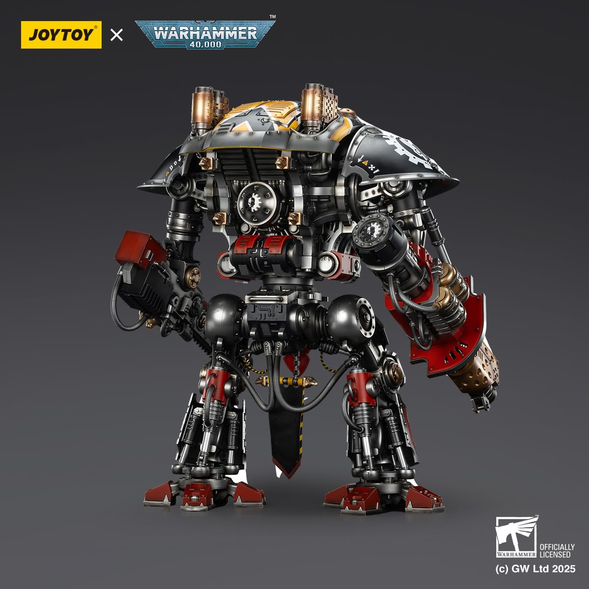TOYVERSE JOYTOY 1/18 Figurka akcji Warhammer 40,000, Imperial Knights House Raven Knight Errant, model postaci ruchomych przegubów, 15 lat i więcej