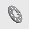 Basuri Elegant Truck Wheel Trim Open Center – Silver 22MM Set of 2 8 Stud