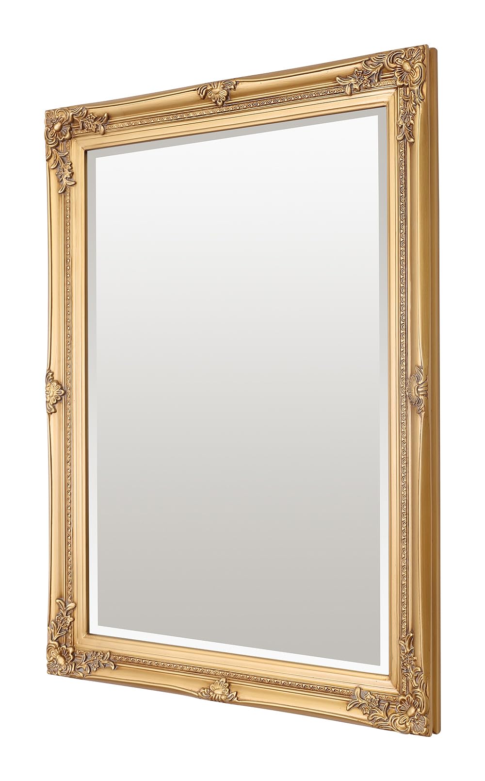 Select Mirrors Rennes - Espejo de pared vintage, estilo barroco, antiguo, diseño francés, marco de madera maciza (oro antiguo, 60 x 80 cm)