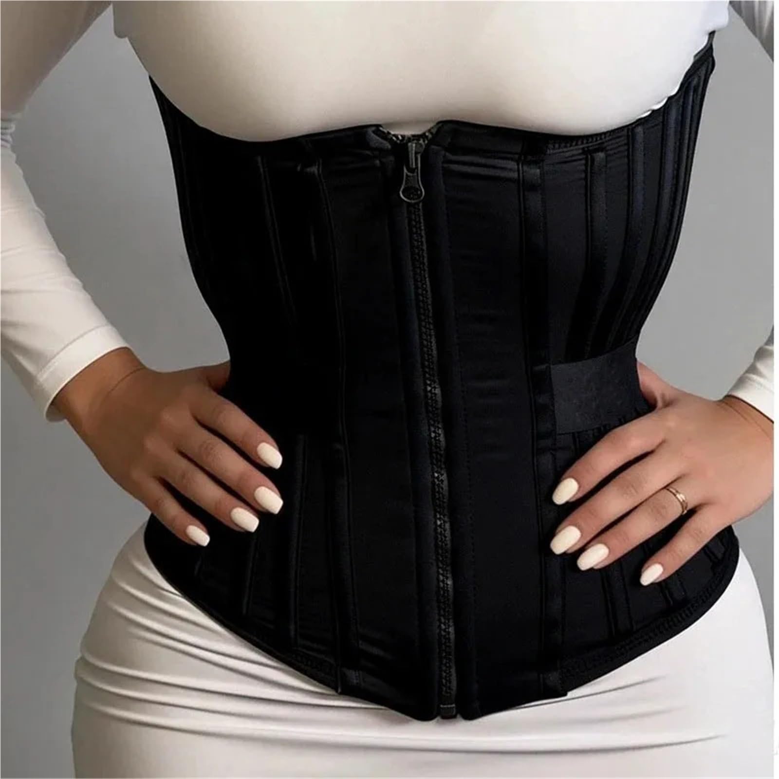Entrenador de cintura adelgazante, Faja moldeadora cuerpo BBL, corsé moldeador alta compresión, cinturón Control barriga