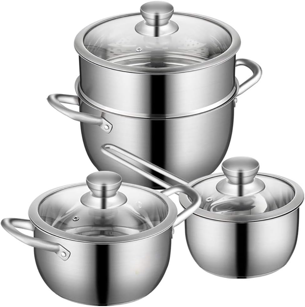 Kitchen Cookware Set Stainless Steel Cookware Set,3Ply