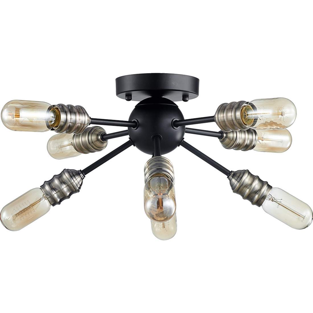 Luminaire suspendu en bronze, lustre de salon design antique