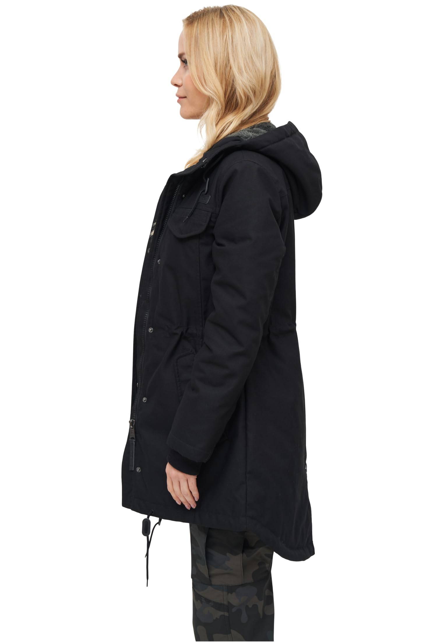 Brandit Marsh Lake parka damska, czarny, 5XL