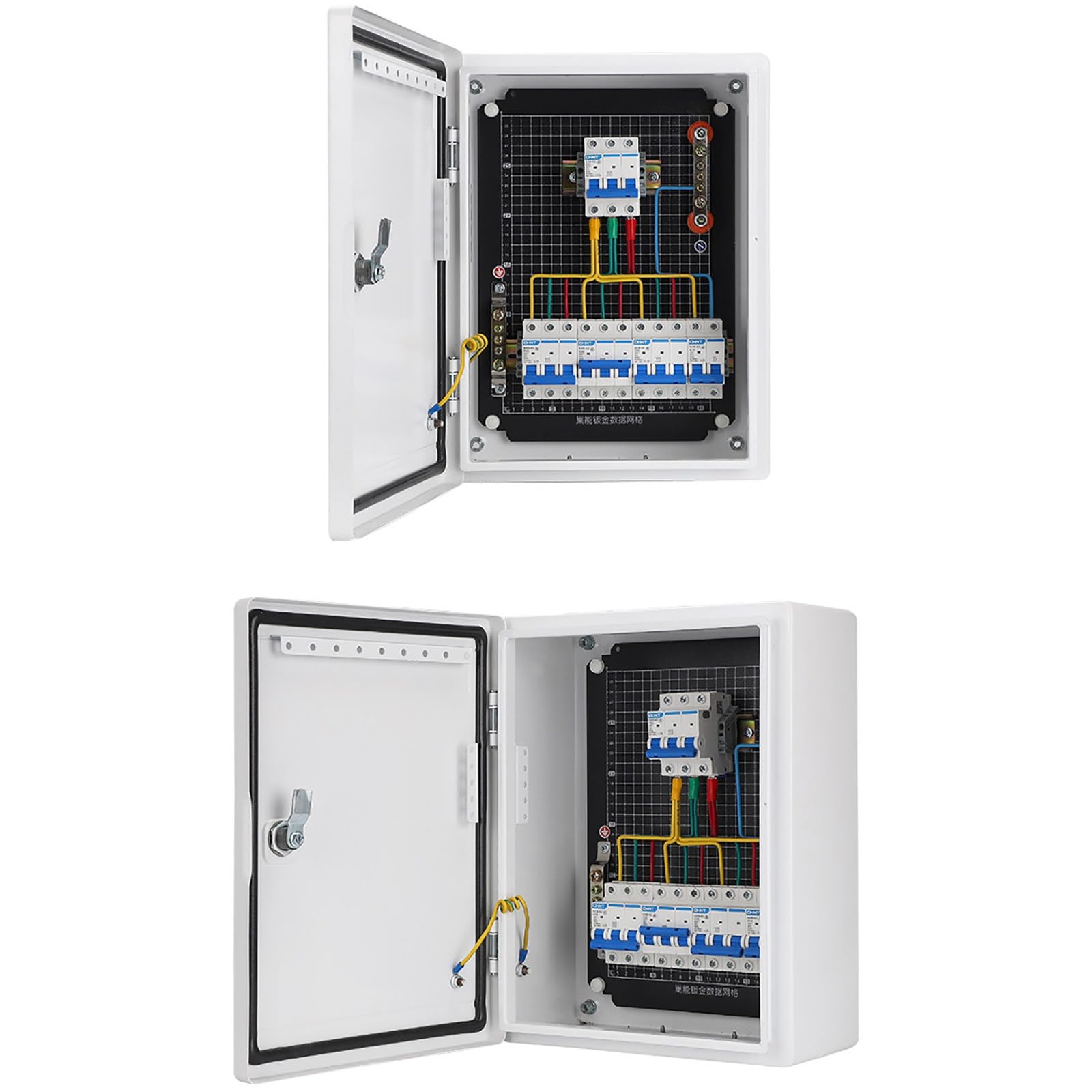 Verteilerkasten außen Wasserdicht, Verteilerschrank, Aufputz Verteilerdose mit Internem Montagegitter und Klapptür(50x70x20cm/20x28x8in)