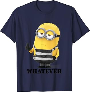 Despicable Me Minions Thumbs Up Whatever Graphic T-Shirt T-Shirt