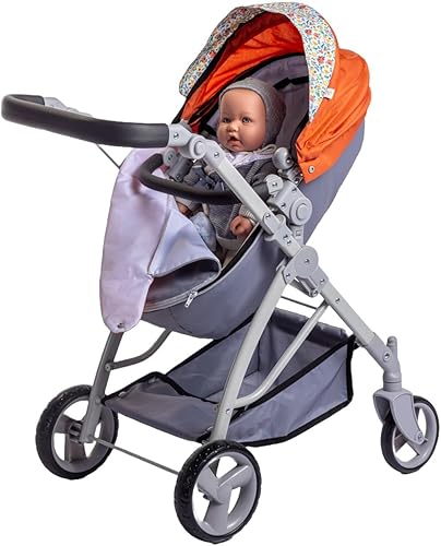 Miniatura 10 de JC Toys - para mantener el tiempo de juego  Cochecito deportivo plegable de lujo  Colección temática de naturaleza  para muñecas de hasta 20