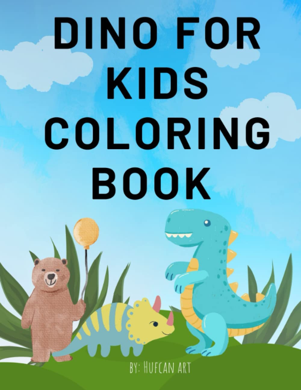 Buy Dino for Kids Coloring Bookk This children's dinosaur coloring